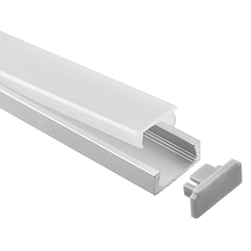 U자형 LED 스트립 알루미늄 압출 사각형 튜브 프로파일